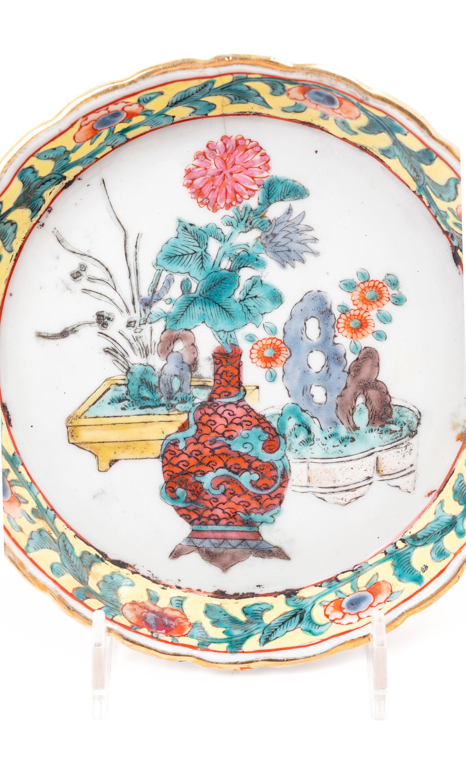 Five Chinese and Japanese Porcelain Plates