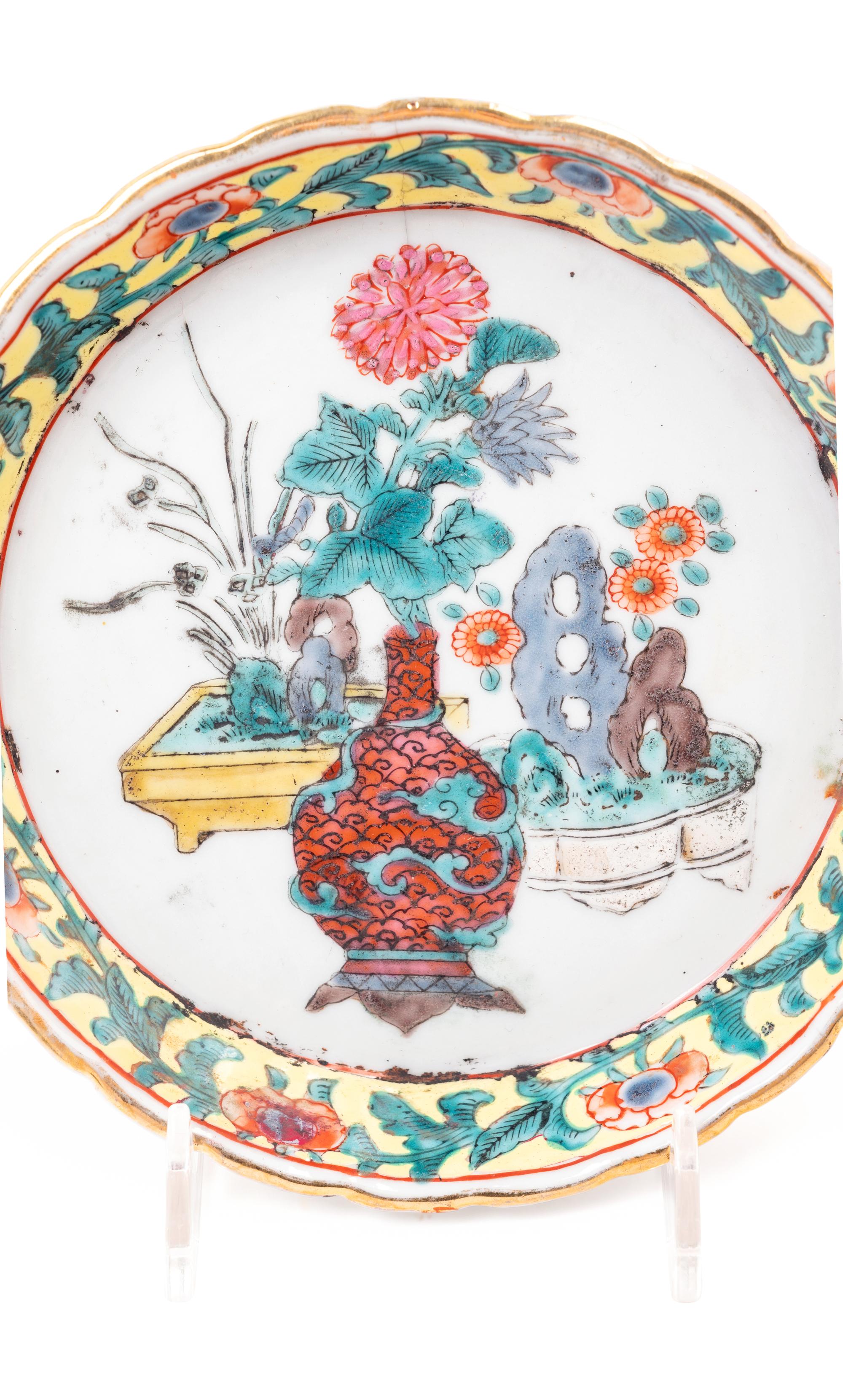 Five Chinese and Japanese Porcelain Plates