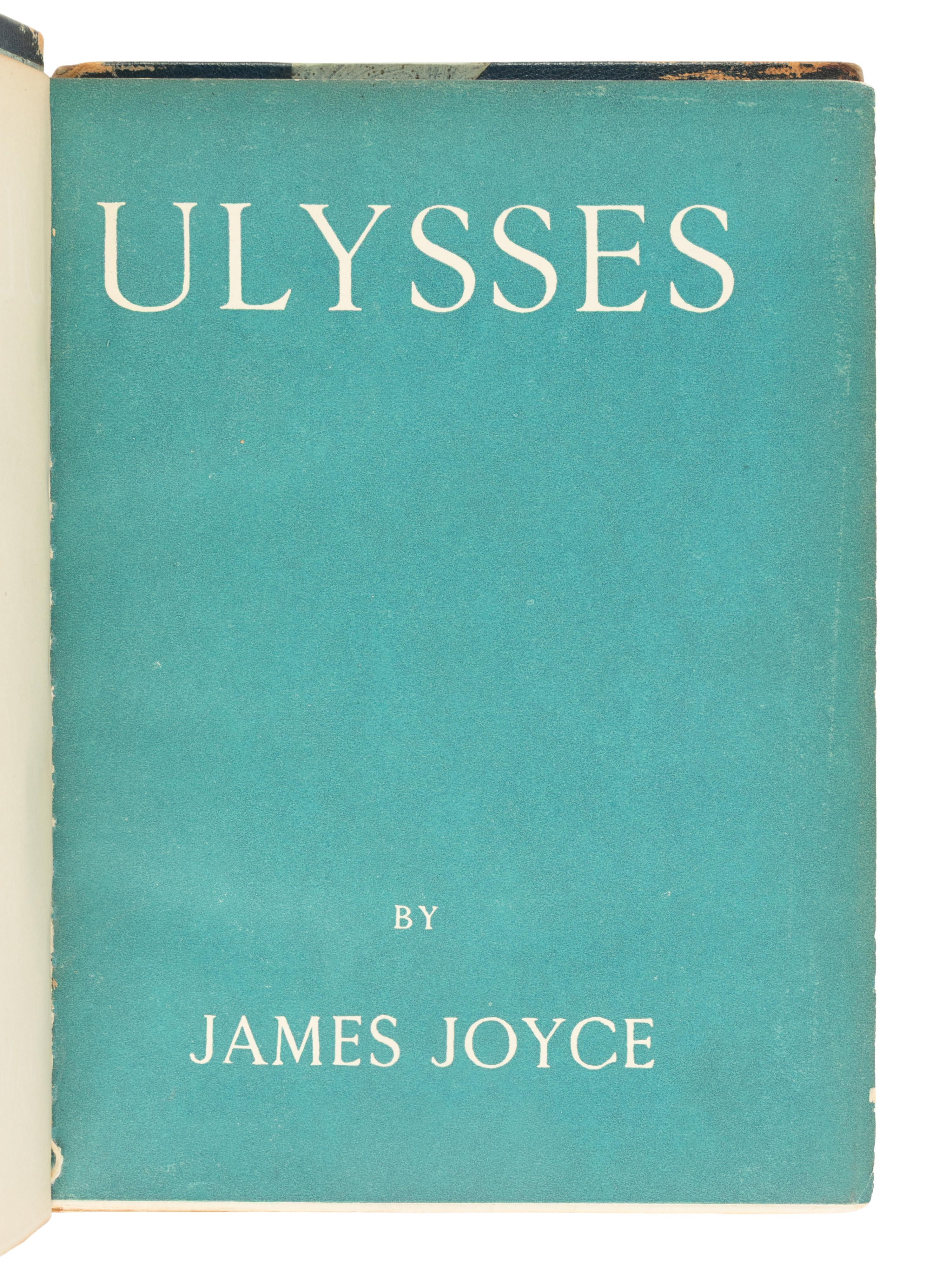 JOYCE, James (1882-1941). Ulysses . Paris [but New York]: Shakespeare and Company, 1927.