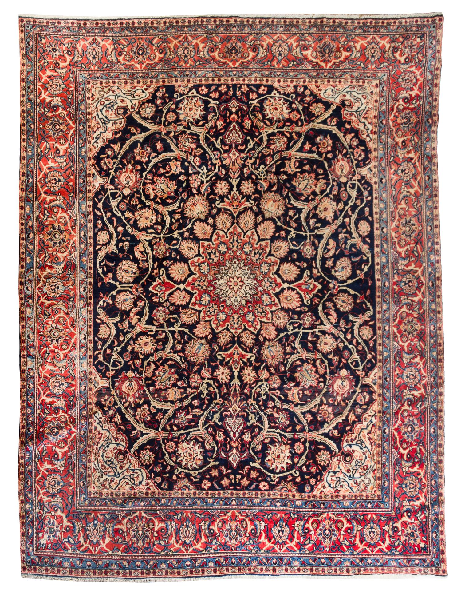 A Tabriz Wool Rug 11 feet 7 inches x 8 feet 10 inches.