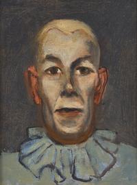 Walt Kuhn (American, 1877-1949) — Light Blue Clown , c. 1944