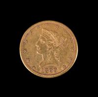 A United States 1899-S Liberty Head $10 Gold Coin