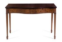 A George III Mahogany Console Table Height 33 x width 50 x depth 26 inches. — LATE 18TH CENTURY