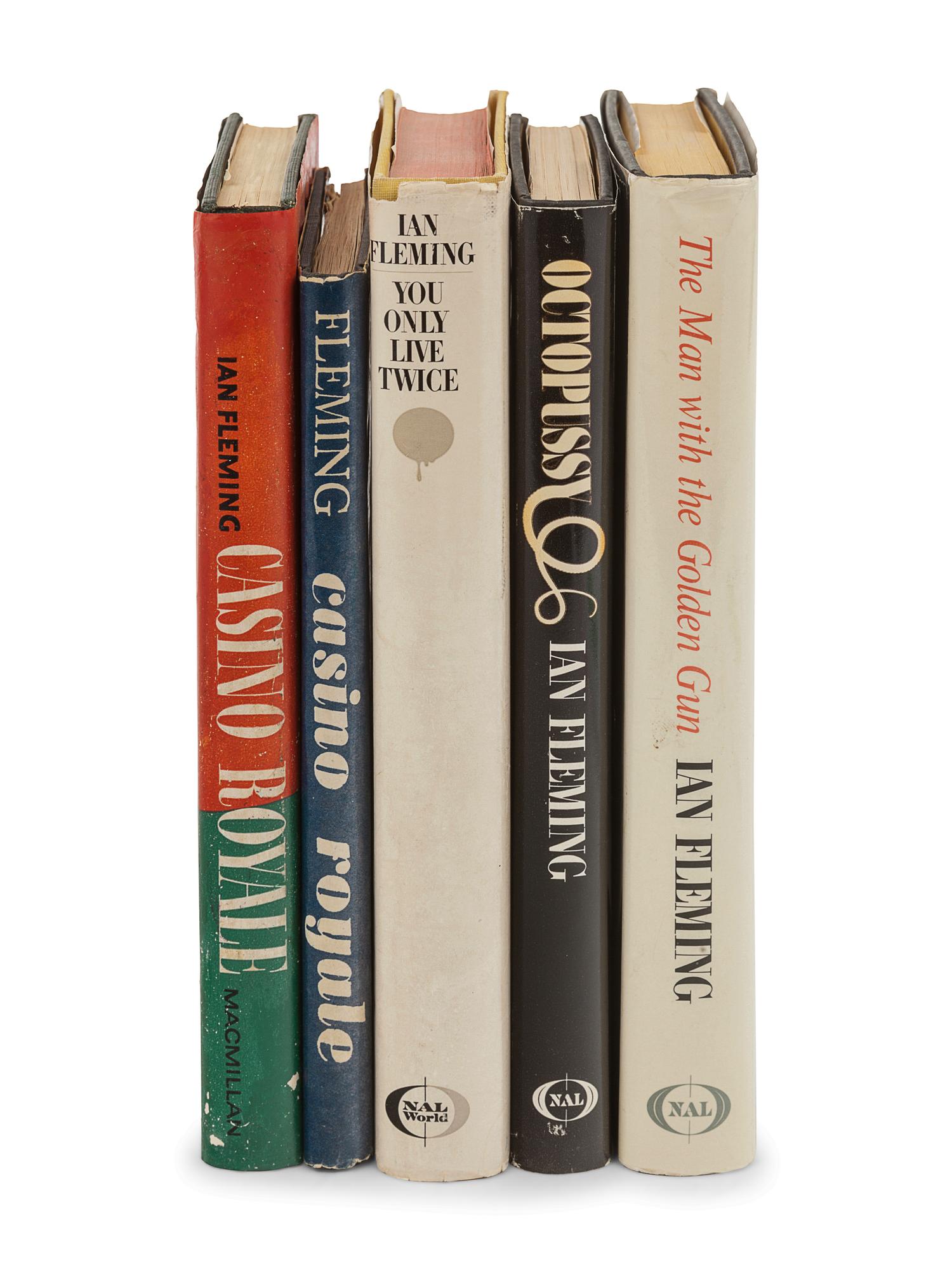[FLEMING, Ian] -- [US EDITIONS AND PIRACIES]. A group of 5 works, comprising: