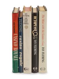 [FLEMING, Ian] -- [US EDITIONS AND PIRACIES]. A group of 5 works, comprising: