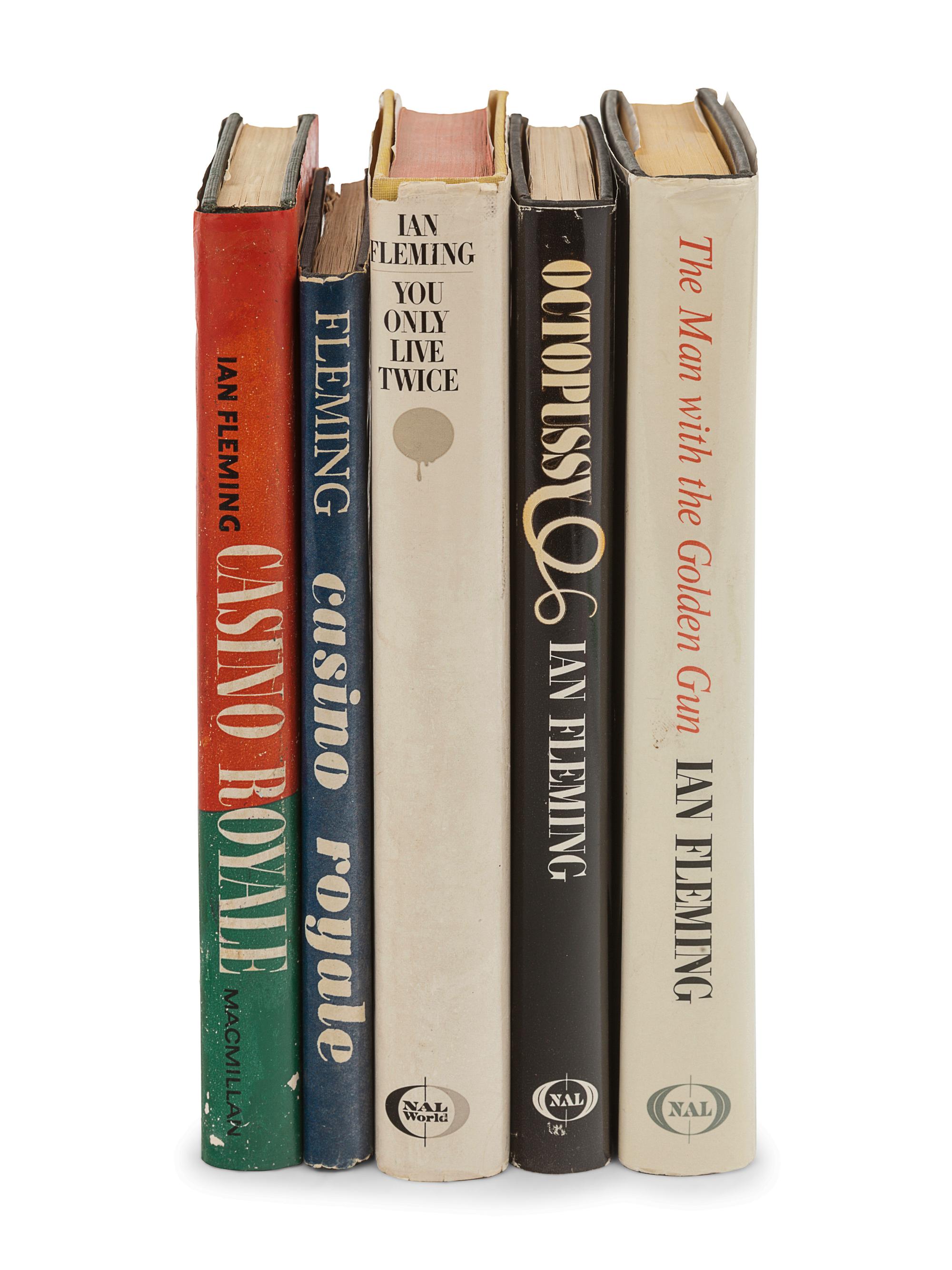 [FLEMING, Ian] -- [US EDITIONS AND PIRACIES]. A group of 5 works, comprising: