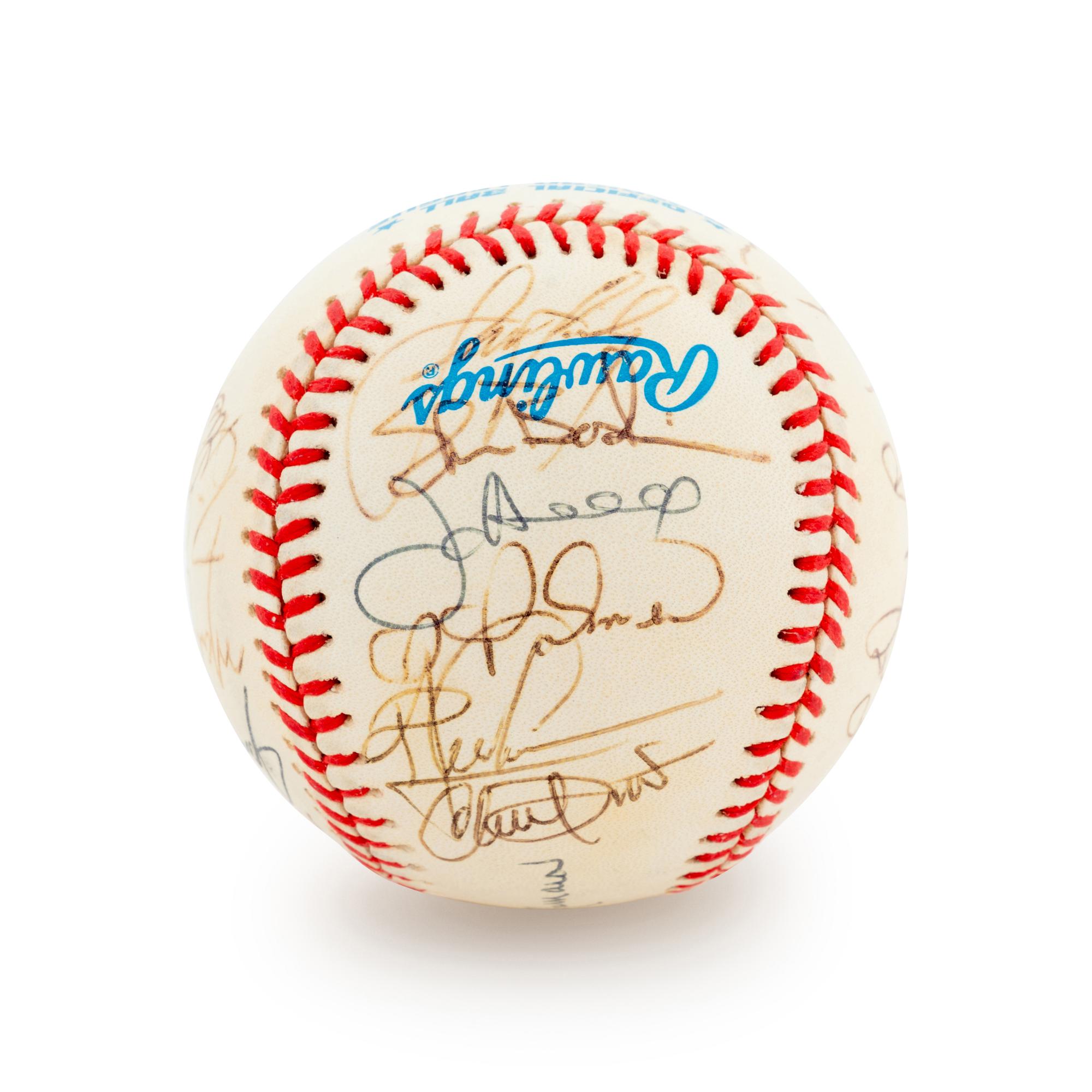 A Group of 19 Los Angeles Angels Signed Baseballs,
