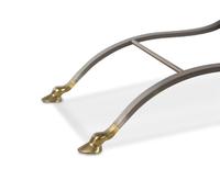 A Steel Cocktail Table in the Style of Gilbert Poillerat