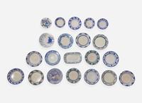 Dedham Pottery, Collection of Twenty-One Small Plates
