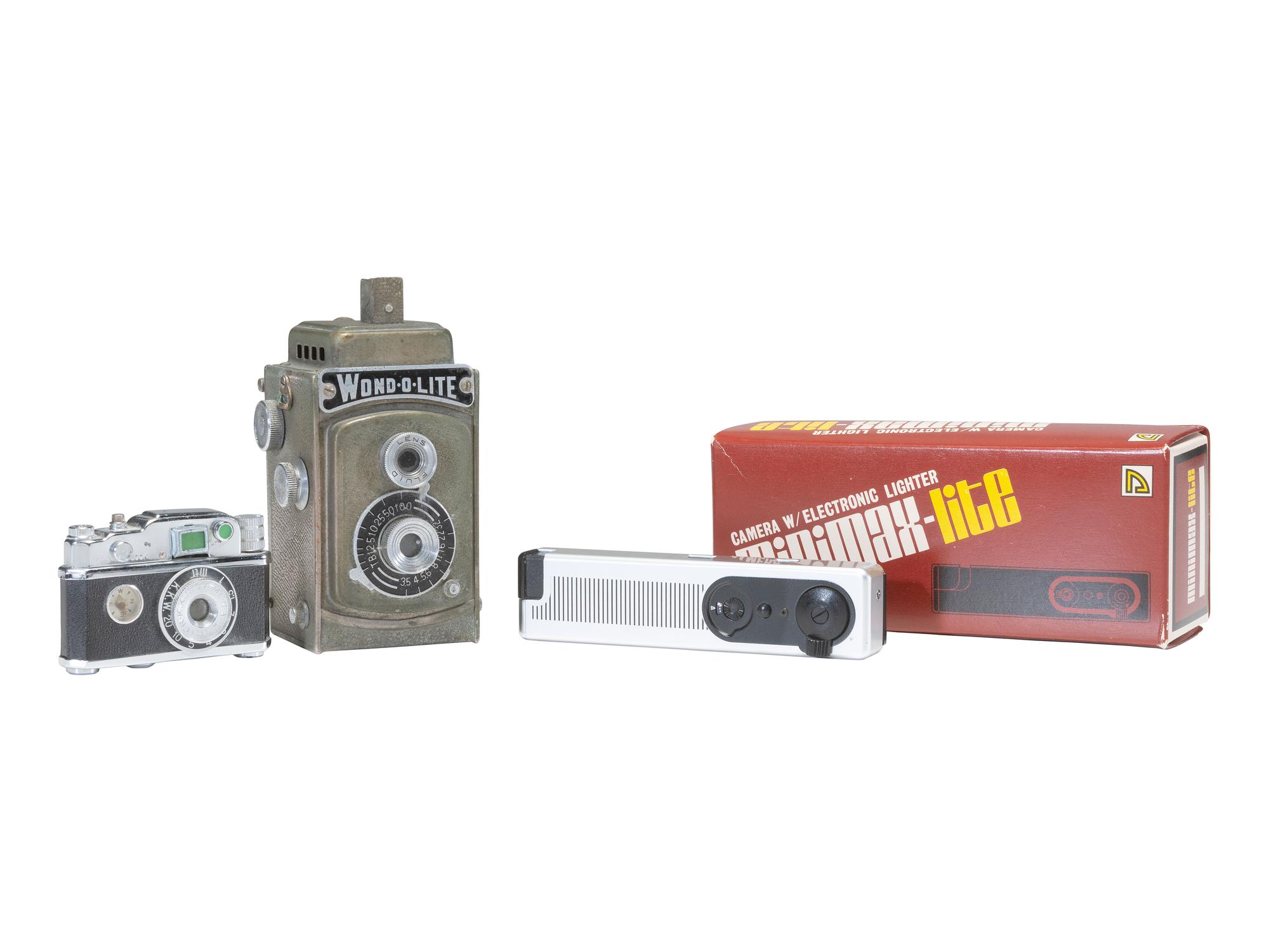 [CAMERAS]. John Player Special spy camera. [ With: ] Camera lighters.