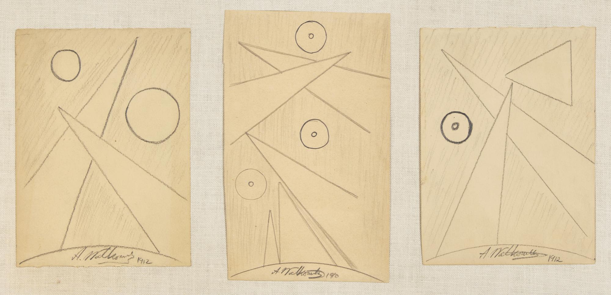 Two Sets of Three Works: Abstraction , 1906-1912 (2)