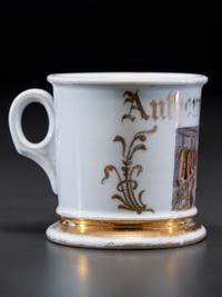 A Wine Maker's Porcelain Occupational Shaving Mug