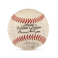 A 1969 Montreal Expos Inaugural Season Team Signed Autograph Baseball (Beckett Authentication Services)