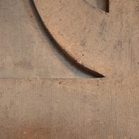 A Sullivan Designed Terra Cotta Facade Fragment from the St. Nicholas Hotel 22" W x 7.5" D x 23" H — United States, Circa 1894