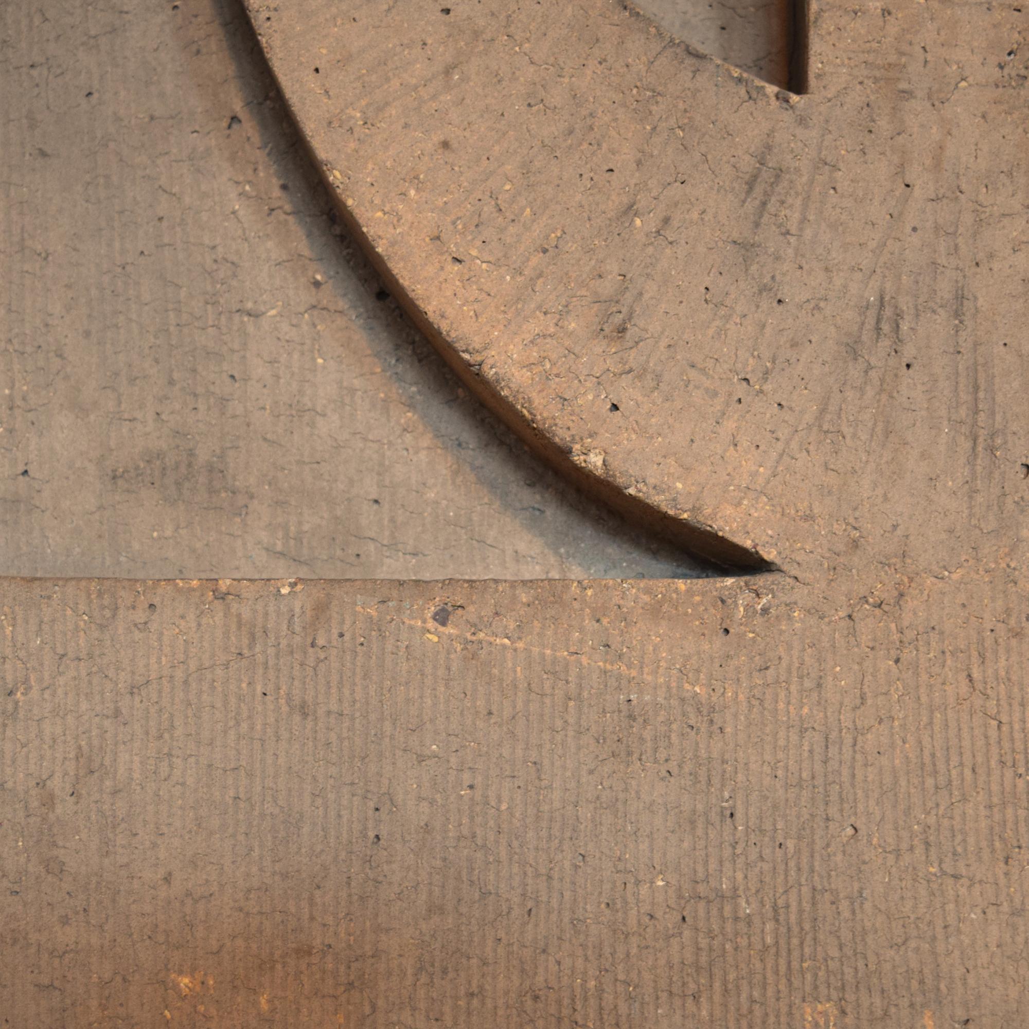 A Sullivan Designed Terra Cotta Facade Fragment from the St. Nicholas Hotel 22" W x 7.5" D x 23" H — United States, Circa 1894