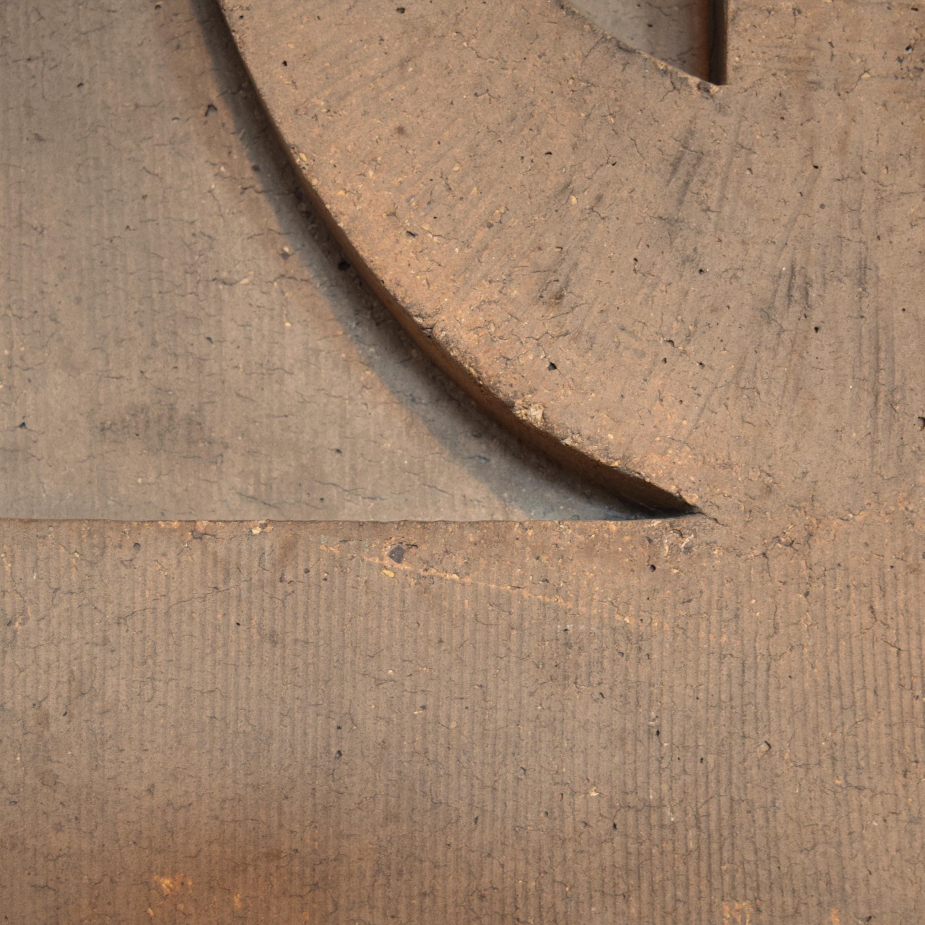 A Sullivan Designed Terra Cotta Facade Fragment from the St. Nicholas Hotel 22" W x 7.5" D x 23" H — United States, Circa 1894