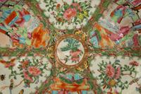 A Chinese Rose Medallion Porcelain Meat Platter