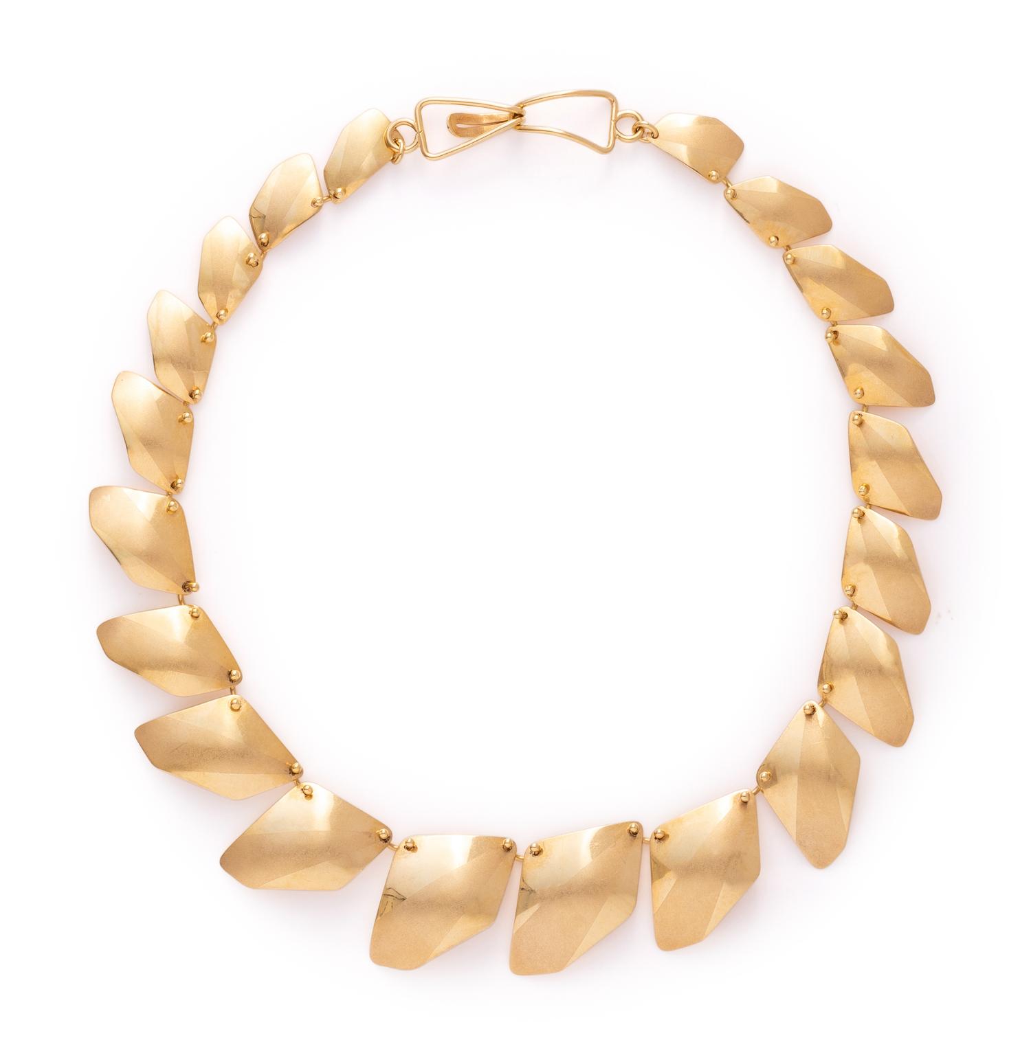 JOHN ATENCIO, YELLOW GOLD NECKLACE