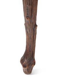 A Pair of French Faux Bois-Carved Side Chairs