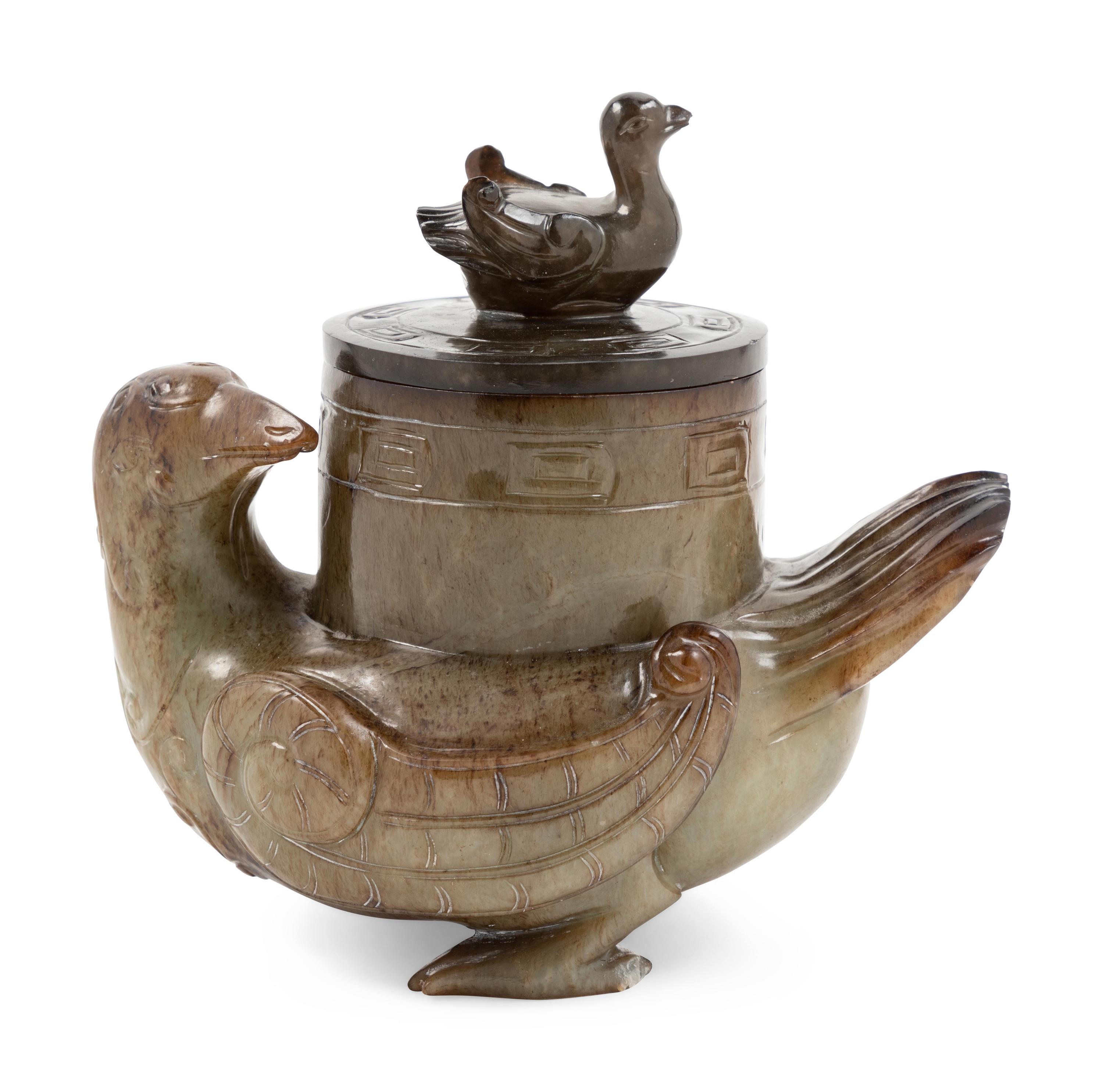 A Chinese Export Hardstone Vessel