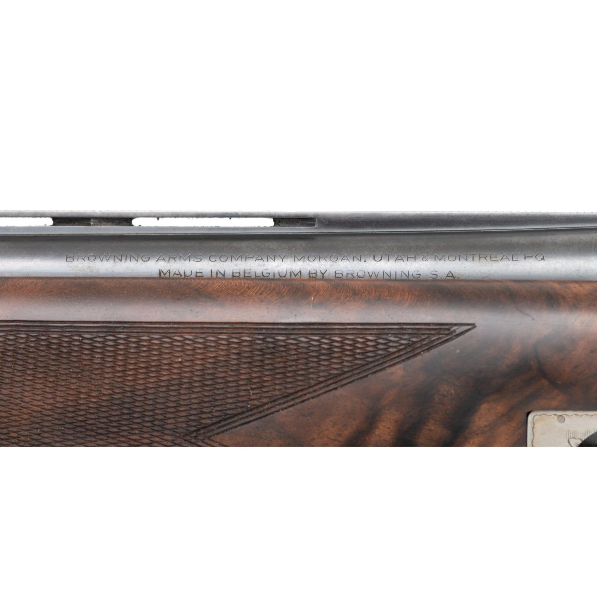 *Browning Superposed B 25 20 Gauge Shotgun with C2G Engraving by Paul Dubois in Travel Case