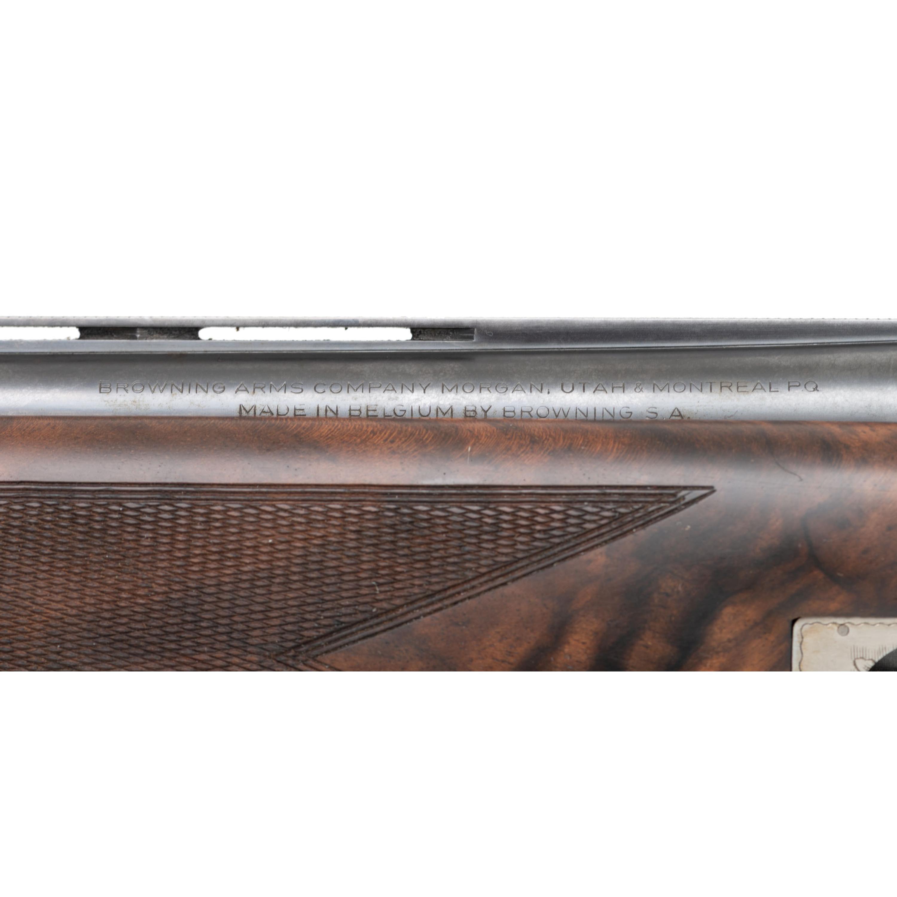 *Browning Superposed B 25 20 Gauge Shotgun with C2G Engraving by Paul Dubois in Travel Case