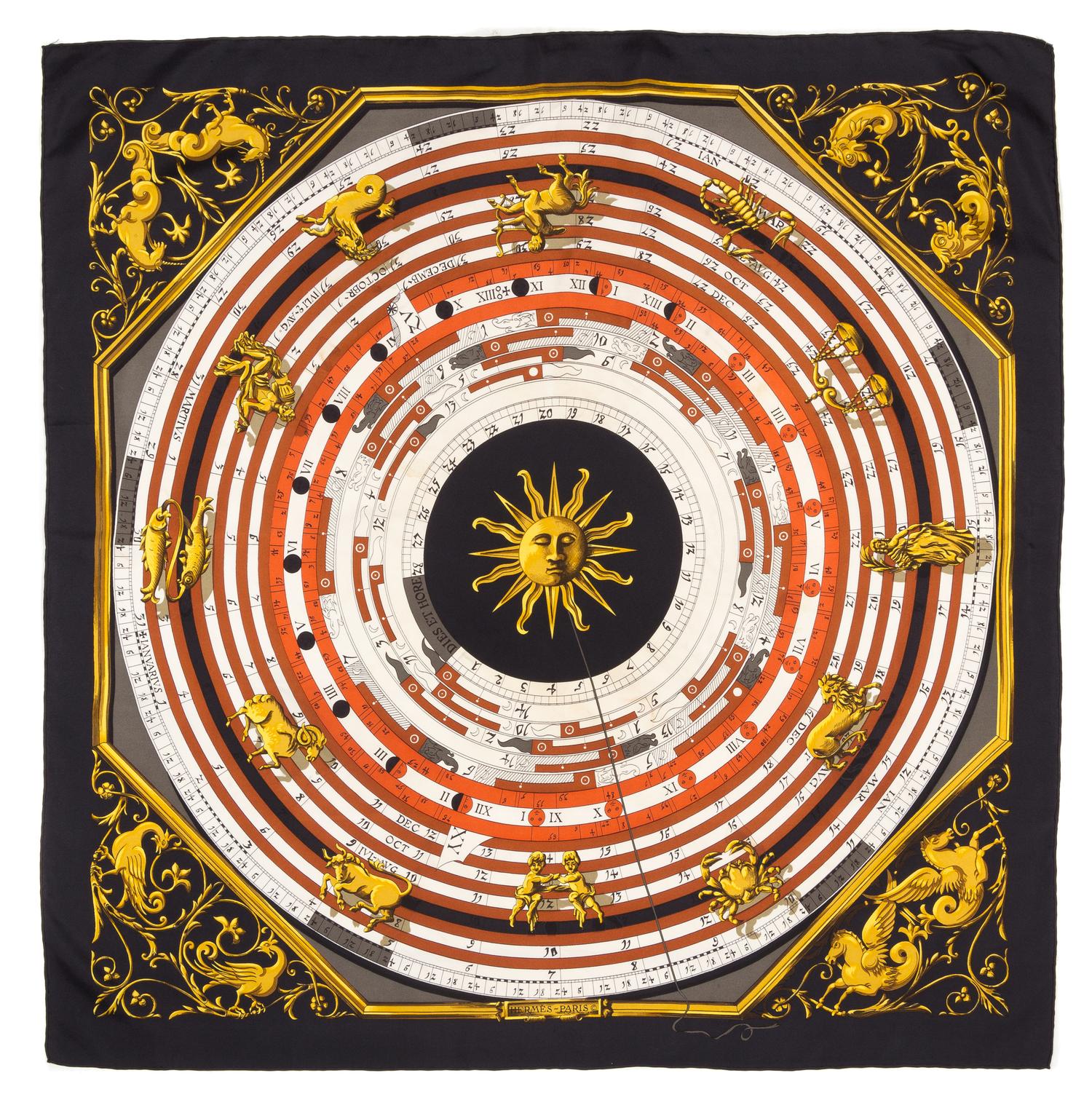 An Hermes 90cm Silk Scarf, 36" x 36"