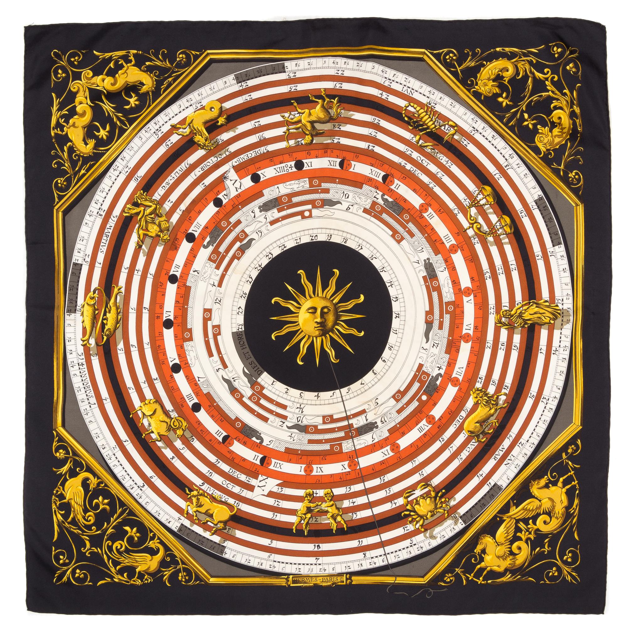 An Hermes 90cm Silk Scarf, 36" x 36"