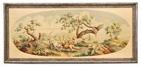 Continental School, (19th century), Hounds at Play