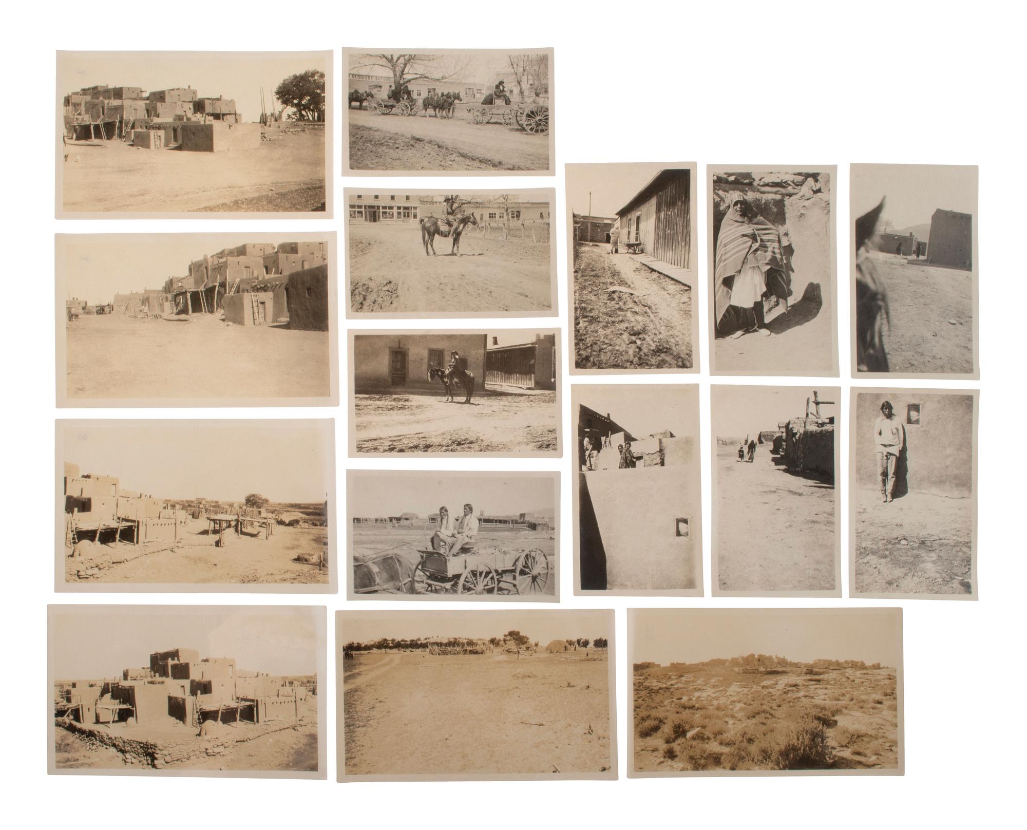[NATIVE AMERICANS]. 125 photographs of Southwestern scenery, dwellings, and Native Americans.