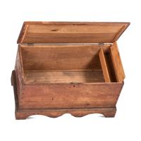 A Federal Cherrywood Blanket Chest