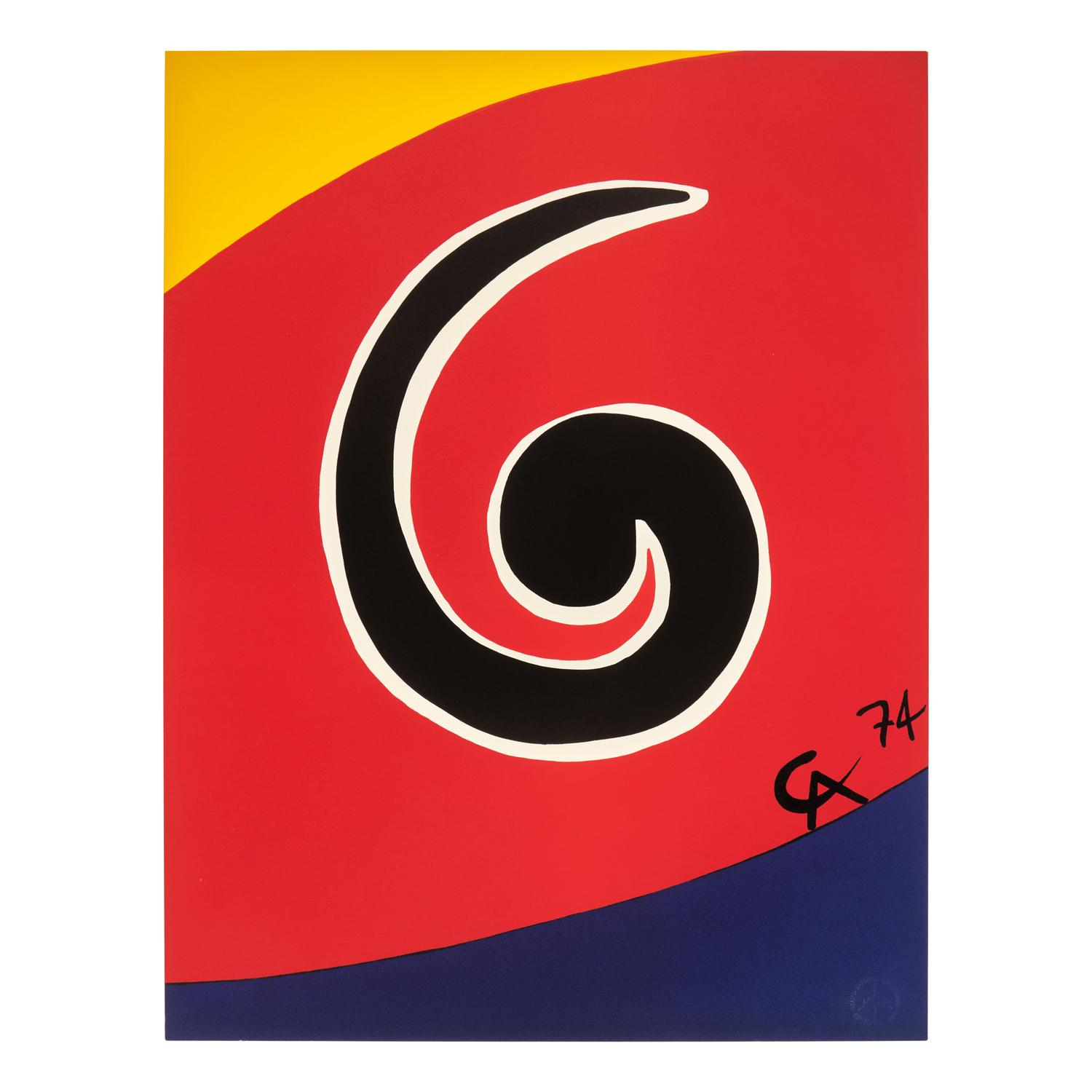Alexander Calder (American, 1898-1976) — Five works from Flying Colors, 1974