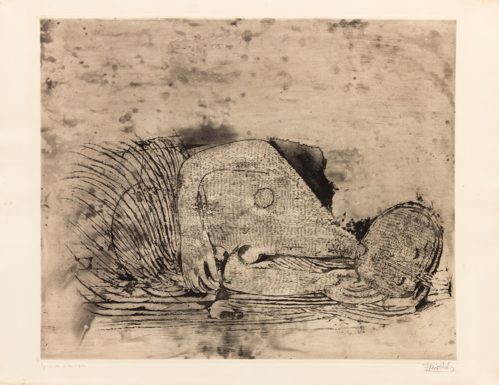 Johnny Friedländer, (German, 1912–1992), Femme Endormie, 1956