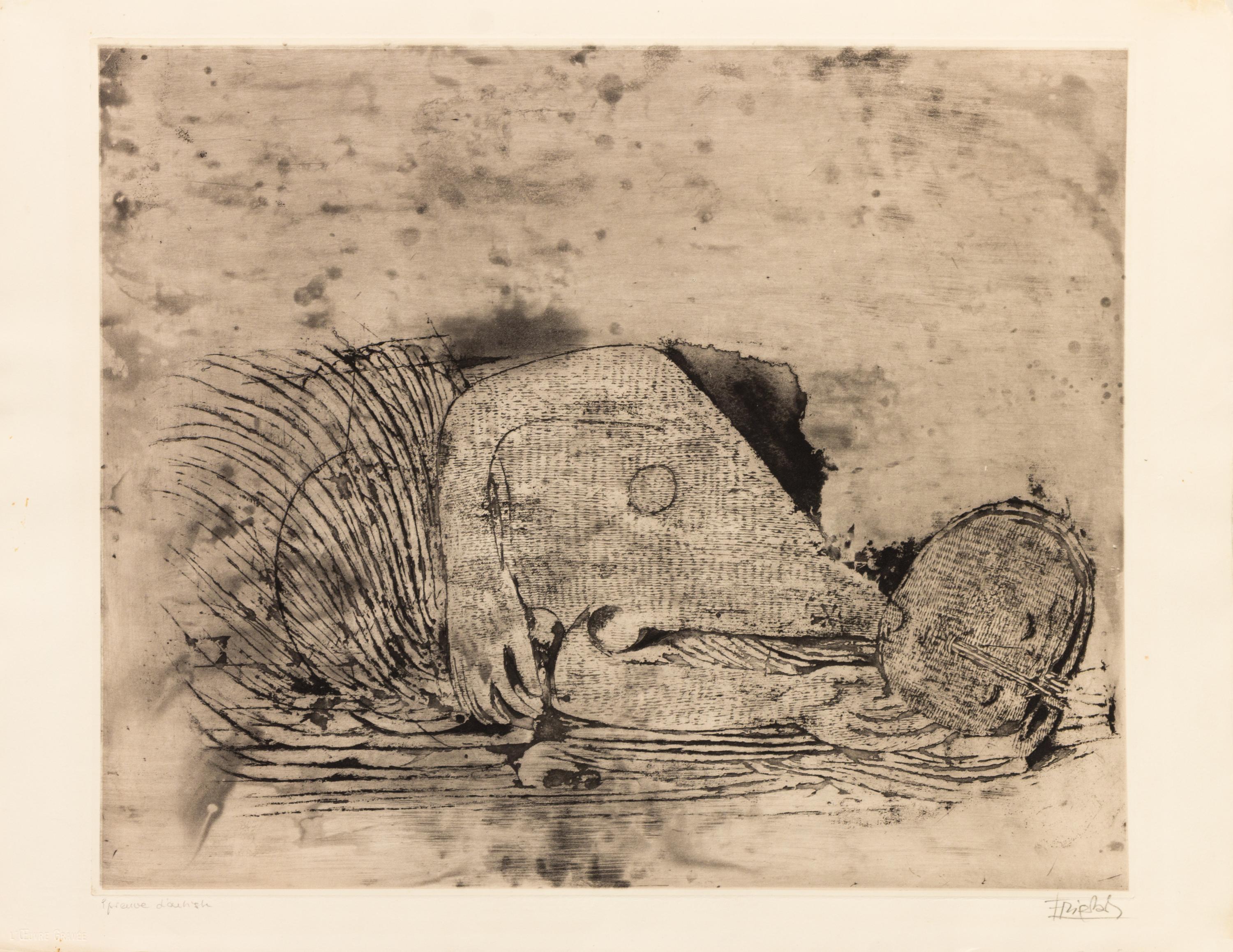 Johnny Friedländer, (German, 1912–1992), Femme Endormie, 1956