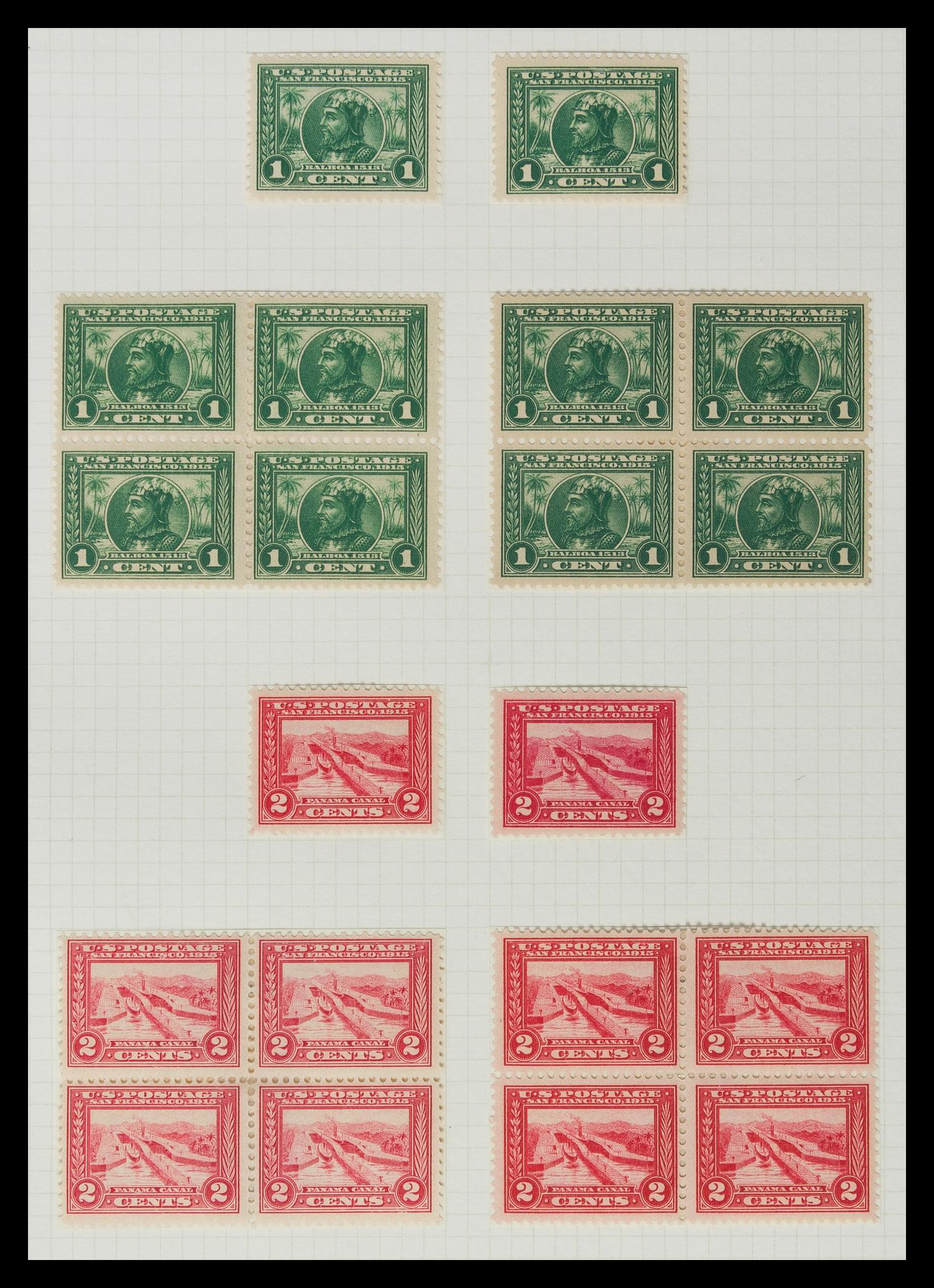 A Collection of United States Commemorative Stamps — 1904-1932