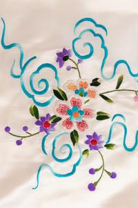 Three Chinese Silk Embroidered Lady's Articles