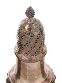 Three English Silver Muffineers