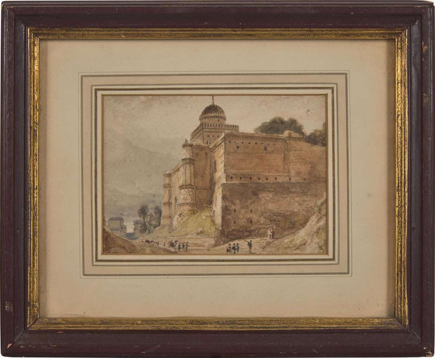 William Daniell (British, 1769–1837) - View of Castle in India