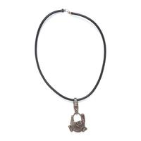 Kieselstein-Cord, Sterling Crocodile Pendant Necklace
