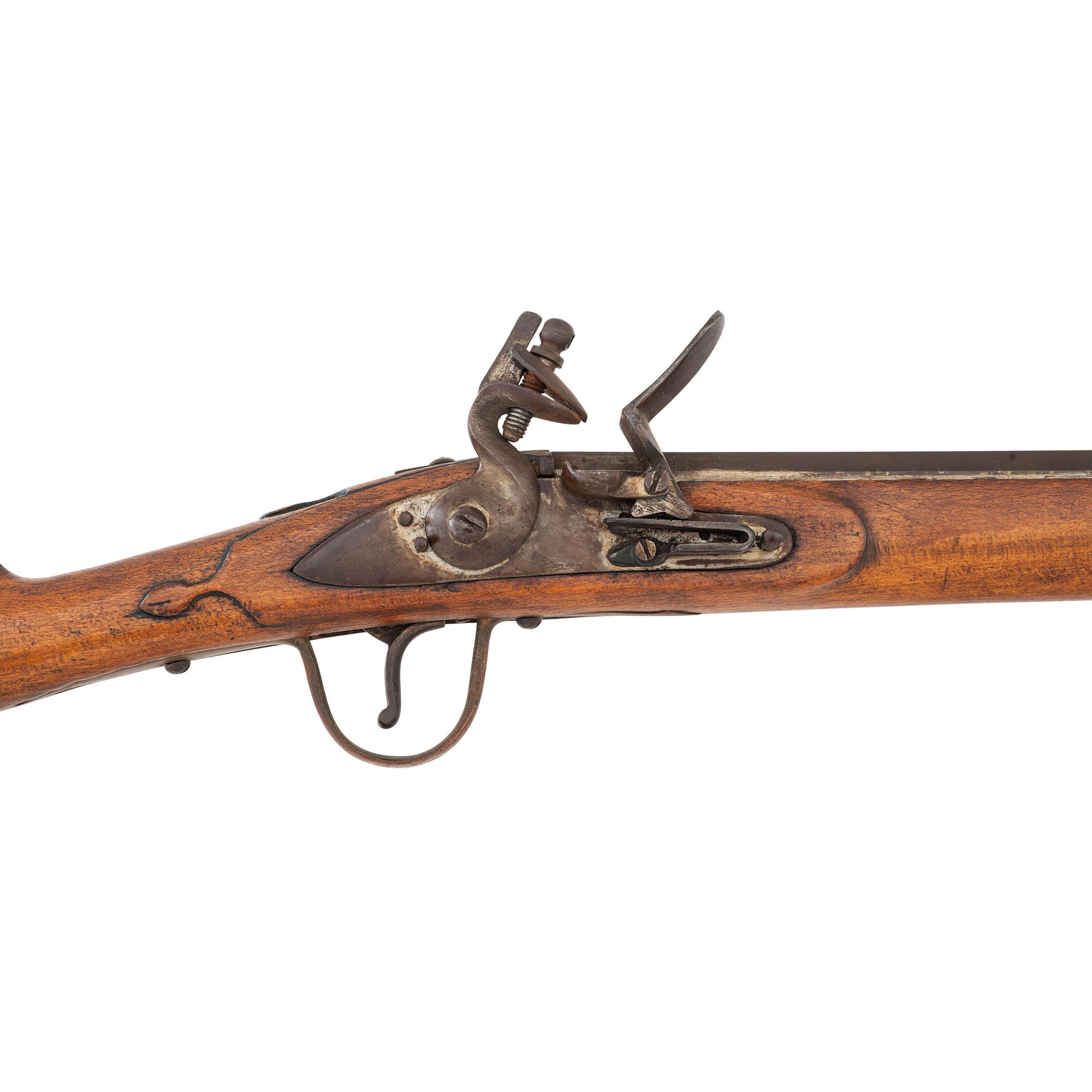 Late 19th Century Belgian Made Flintlock African Trade Gun