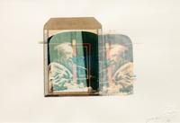 A pair of polaroids ( Untitled (double portrait of man with beard ), 1984; Courbet , 1984)
