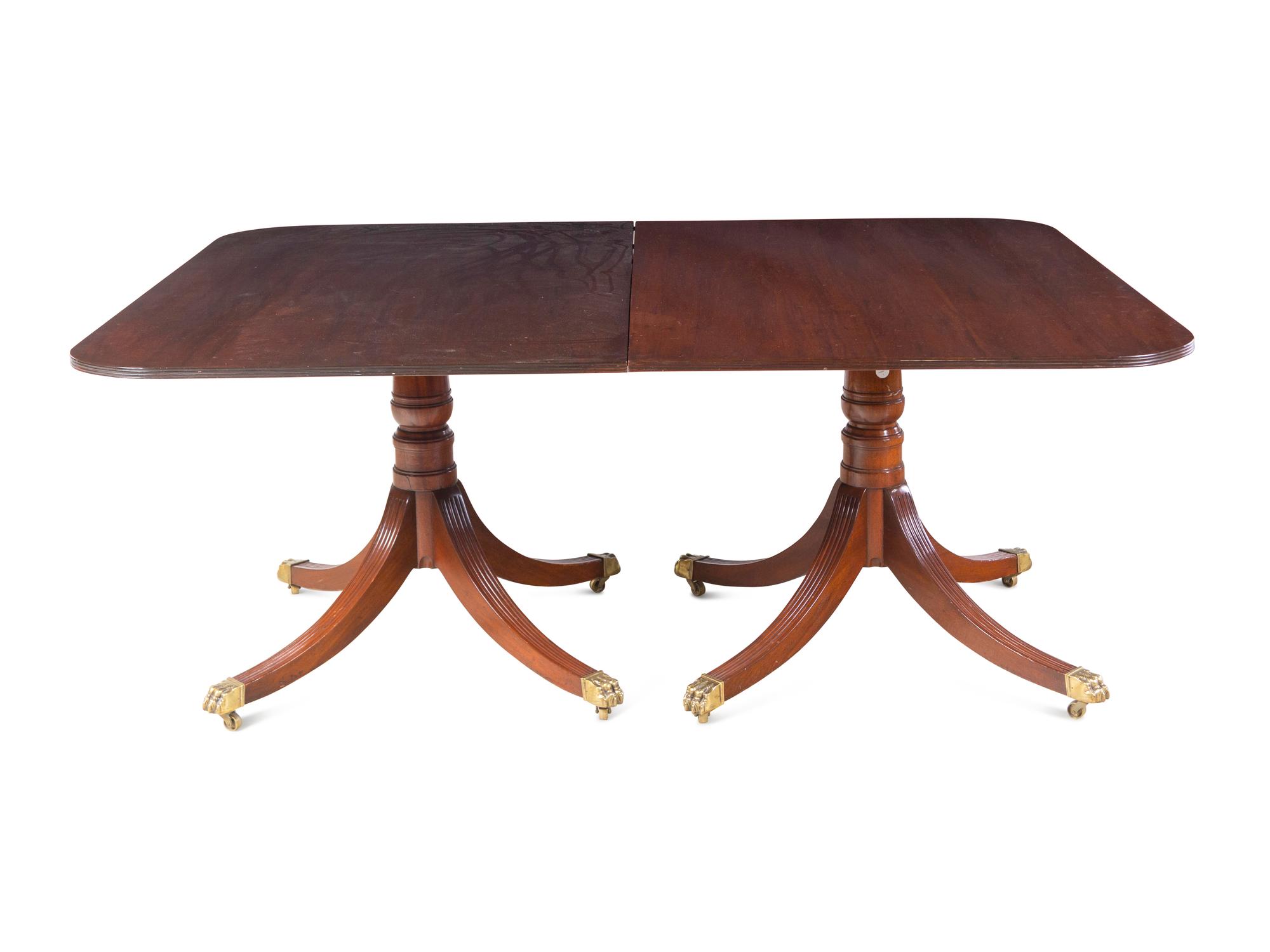 A George III Style Mahogany Extension Dining Table