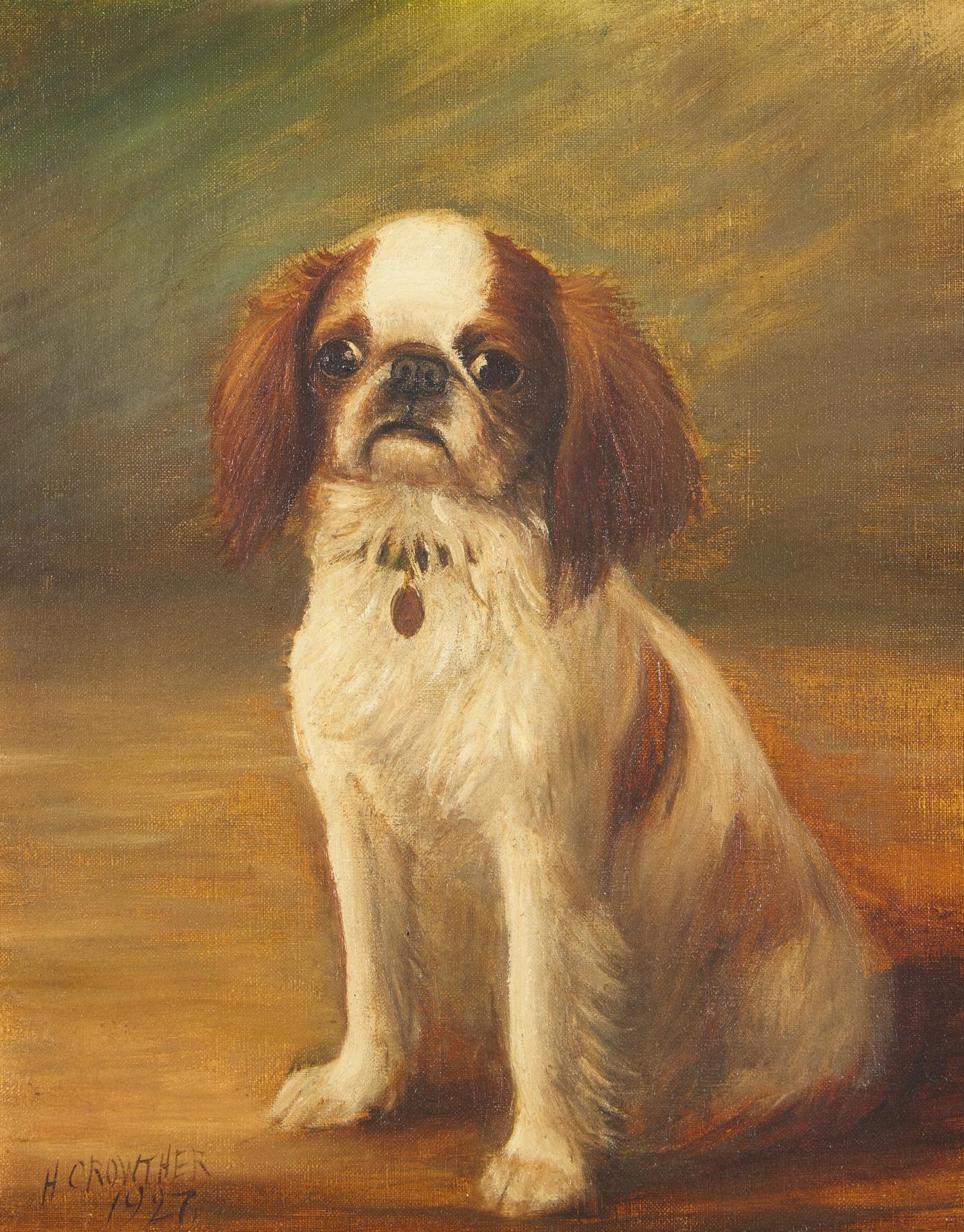 Seated English Toy Spaniel, 1927