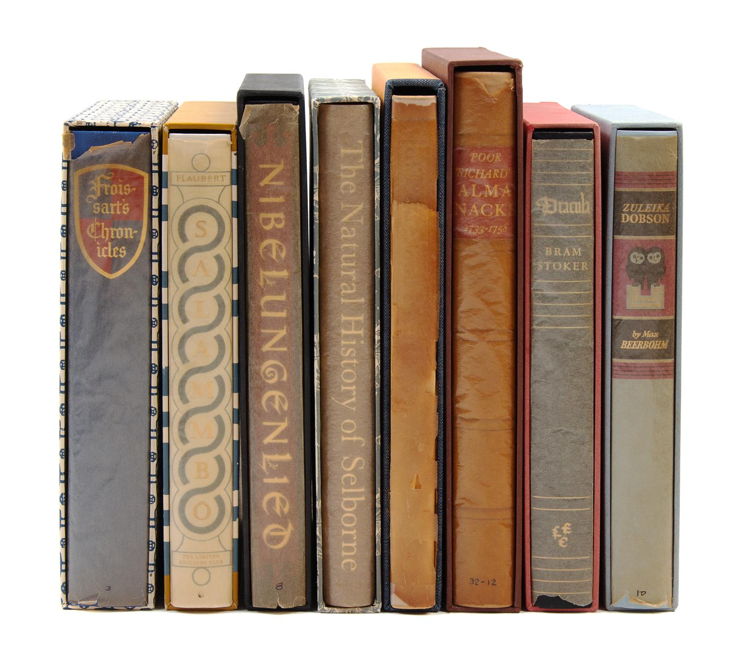 [LIMITED EDITIONS CLUB -- LITERATURE]. A group of 8 works published by the Limited Editions Club.