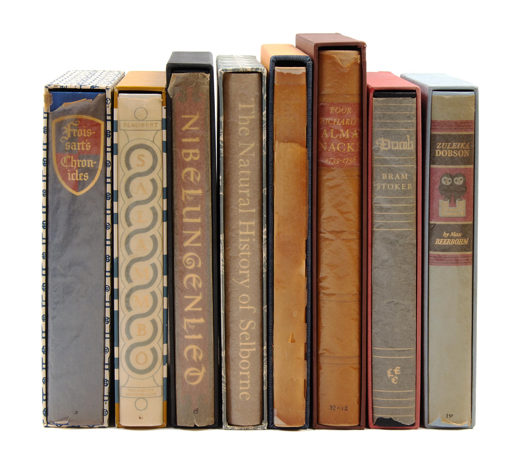 [LIMITED EDITIONS CLUB -- LITERATURE]. A group of 8 works published by the Limited Editions Club.