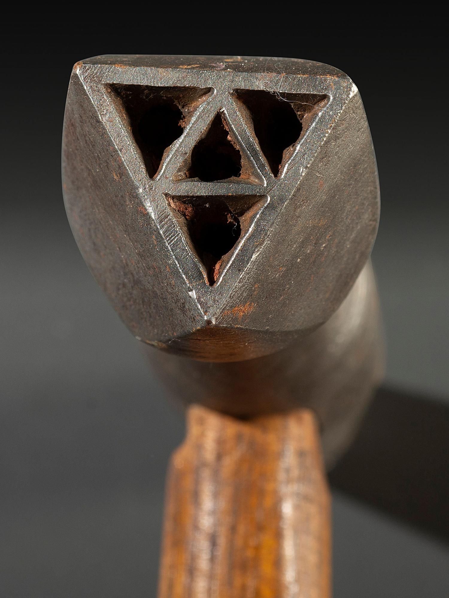 Nine Cast Iron Logging Stamps and Hammers