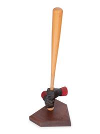 A Stan Musial Signed Autograph Baseball Bat "Hitter's Hands" Display Featuring Life Cast Bronze of Musial's Grip,