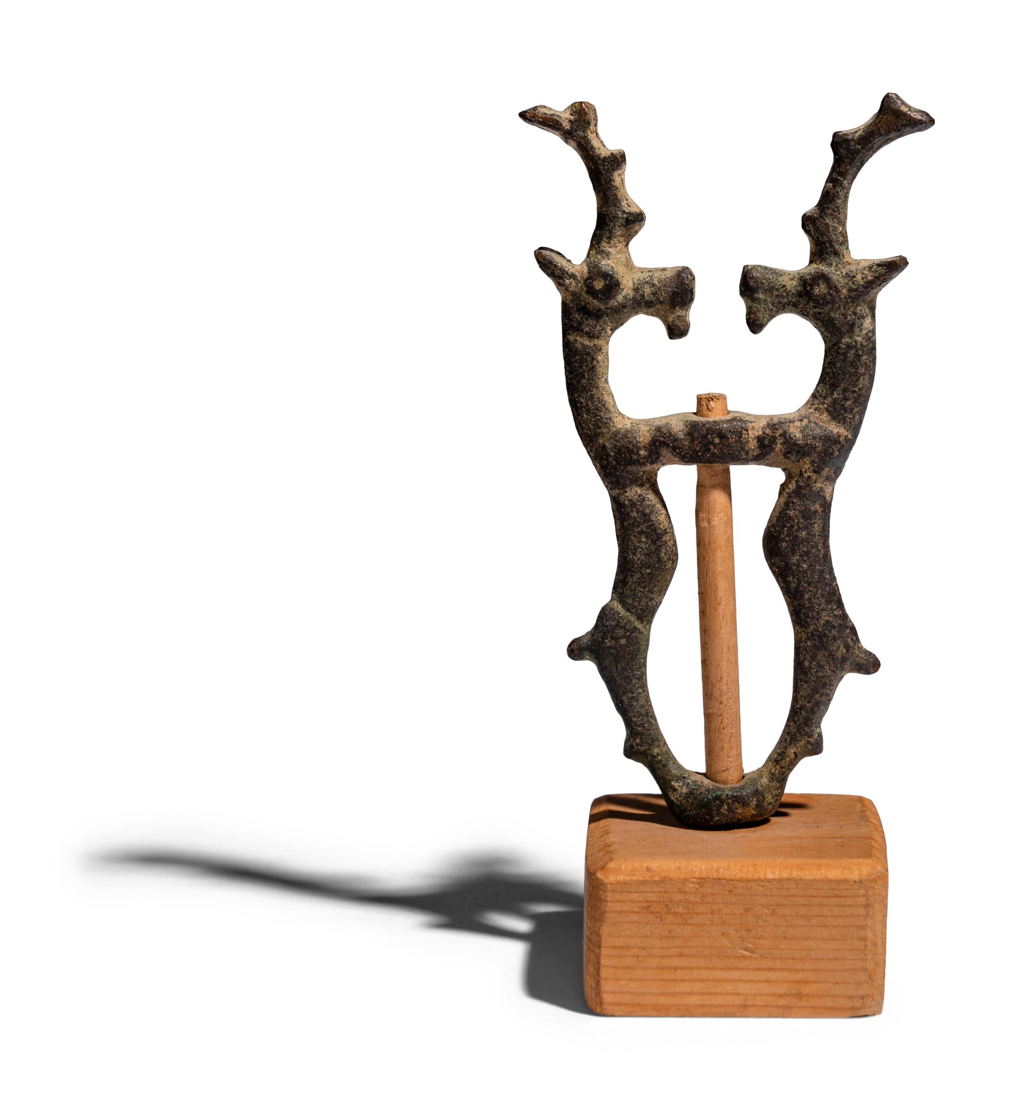 A Luristan Bronze Finial
