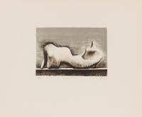 Henry Moore, (British, 1898-1986), Reclining Figure, 1974