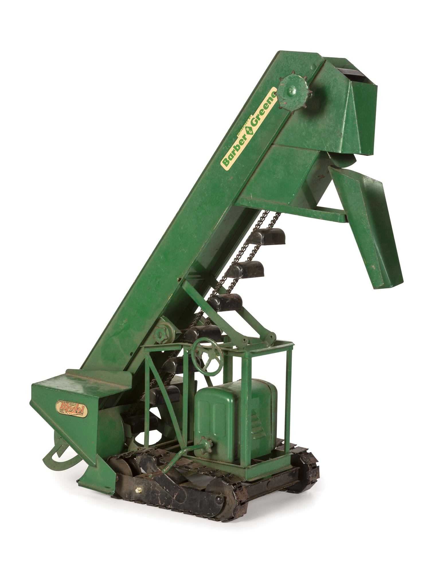 A 'Barber-Greene' Pressed Steel Toy Bucket Loader